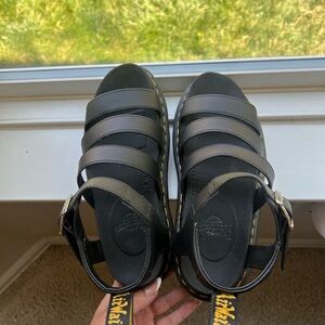 Doc Marten - Blaire Hydro Leather Strap Sandals Size 7 US